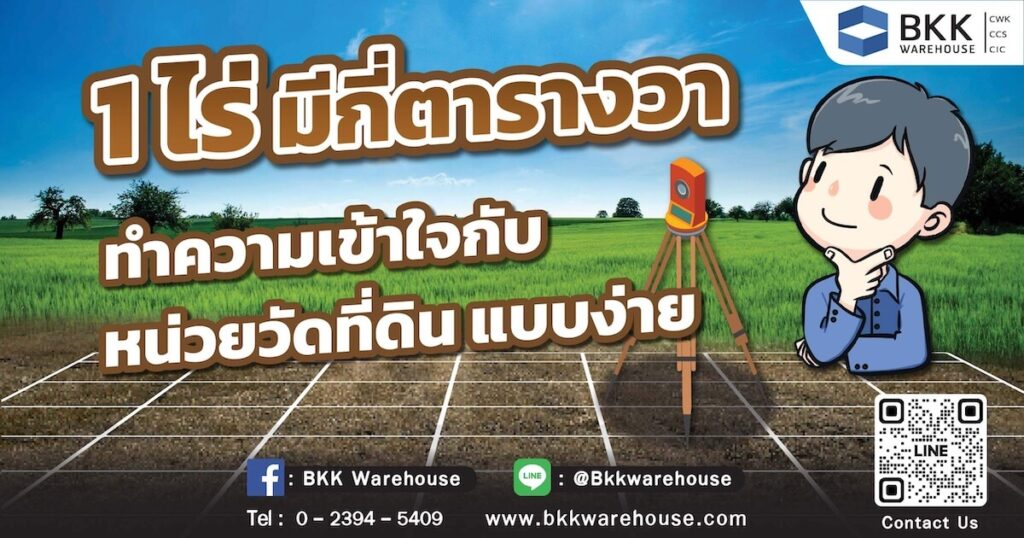 How many square wah are there in one rai