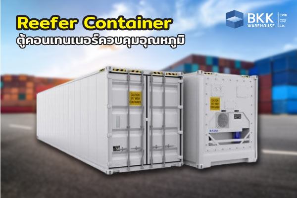 Reefer container ตู้คอนเทนเนอร์ ชนิดควบคุมอุณหภูมิ