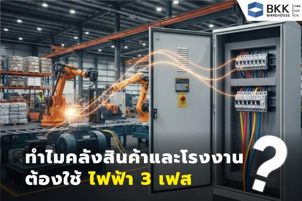 สำหรับธุรกิจยุคนี้ การติดตั้งระบบ ไฟฟ้า 3 เฟส ไม่ใช่เรื่อง “เลือกได้” แต่คือ จำเป็น จาก 3 เหตุผลหลักดังนี้