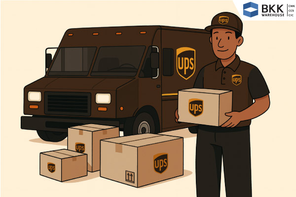 ขนส่ง ระหว่าง ประเทศ UPS EXPRESS